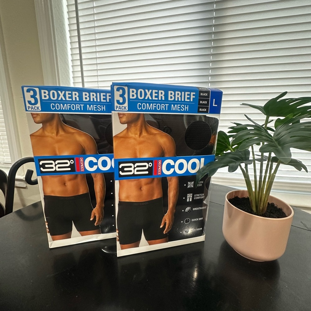 2 boxes for 26$ .32 degrees Boxer Brief .